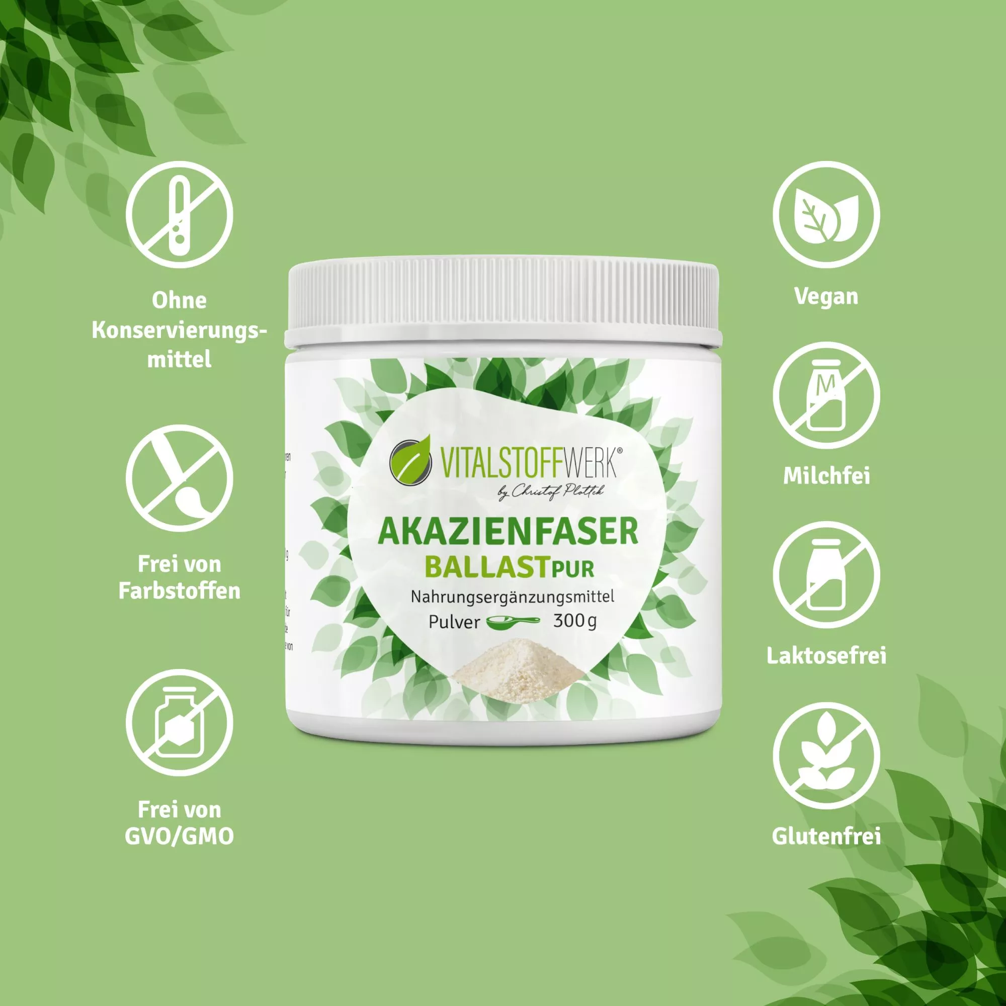 Akazienfaser_Pulver_300g_Vitalstoffwerk_Vorteile Akazienfaser_Pulver_300g_Vitalstoffwerk_Vorteile