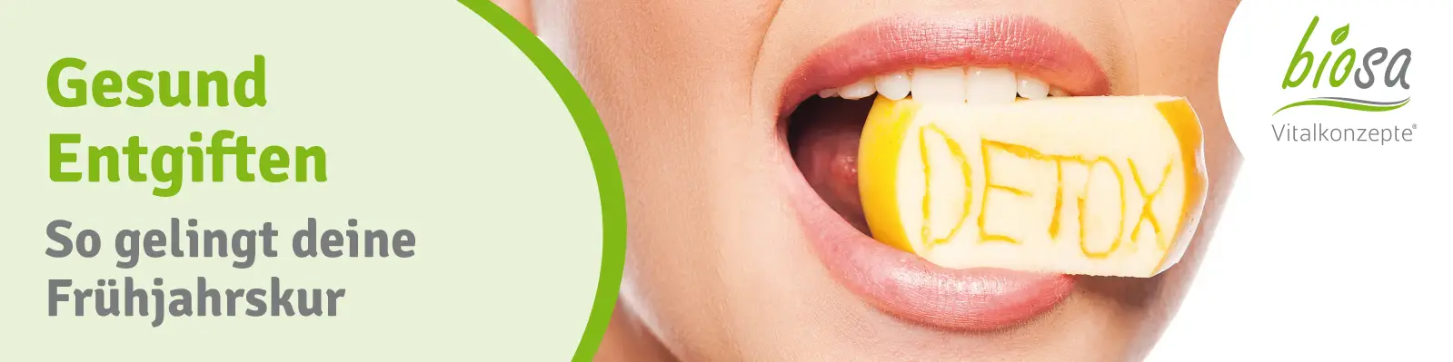 Teaserbild zum Online-Seminar zum Thema "Gesund Entgiften"