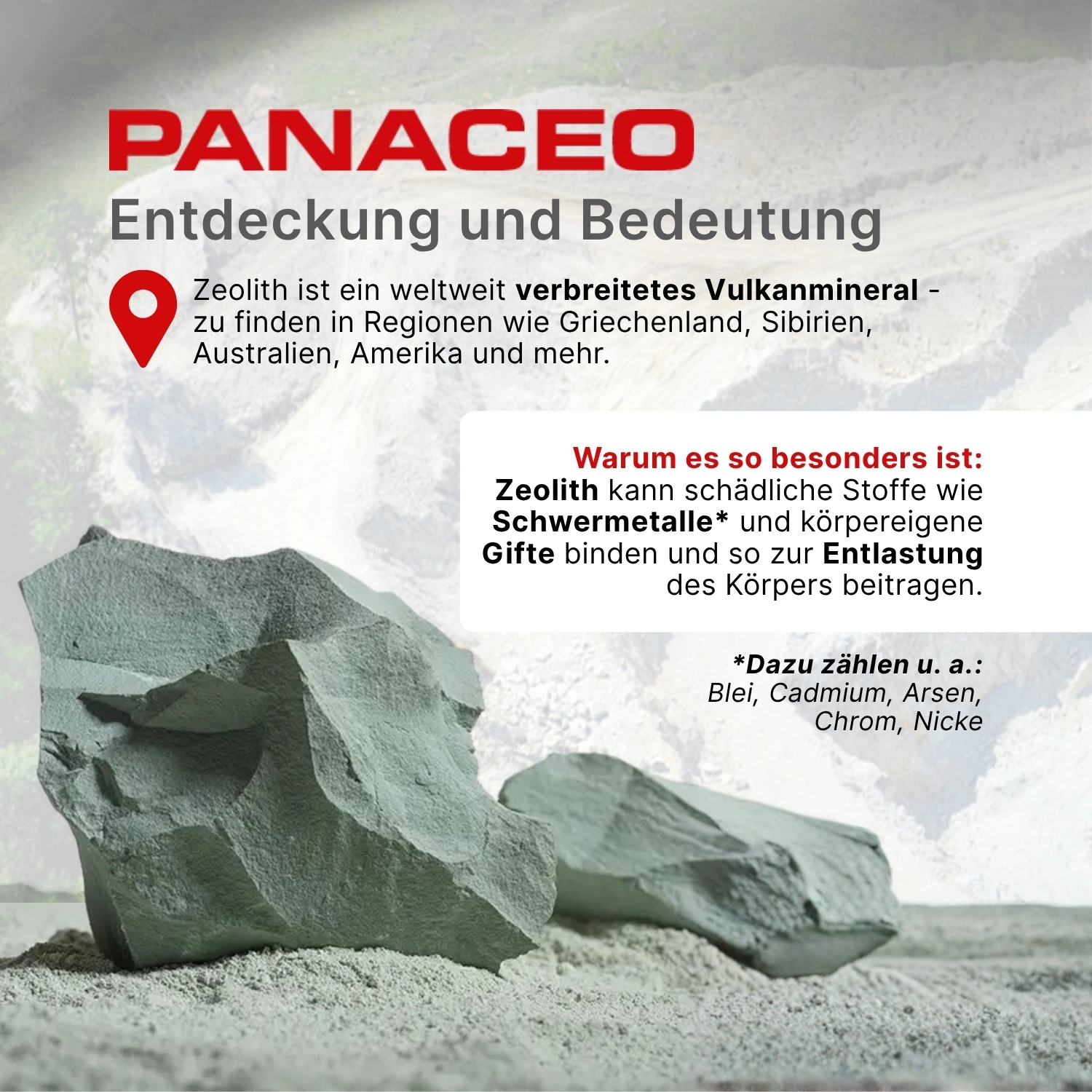 eolith_Pulver_Kaufen_Panaceo_MED_Darm_Repair_Pulver_200g_vulkanmineral, Vulkangestein, Zeolith, Mineral, Gestein, Grayscale
