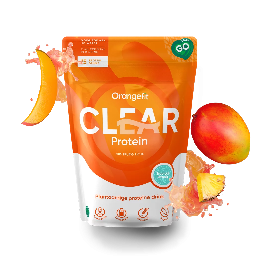 Orangefit Protein-Limonade Clear Tropical, 240g