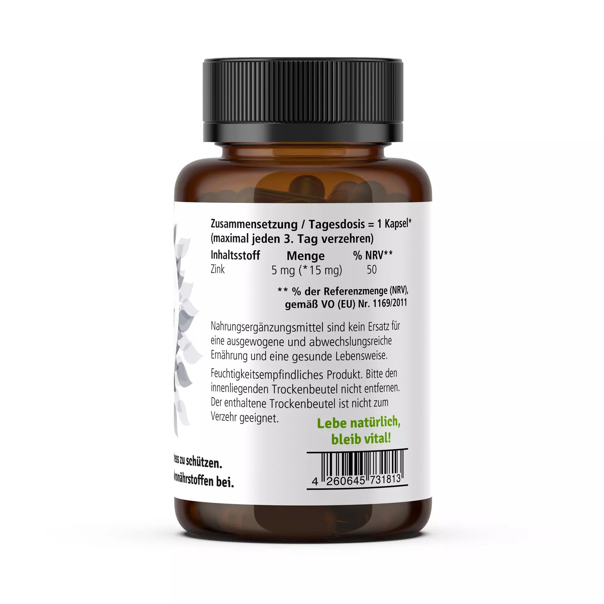 Zink Kapseln kaufen Picolinat 15 Nährwerte, Kräuter, Flasche, Parfüm, Astragalus