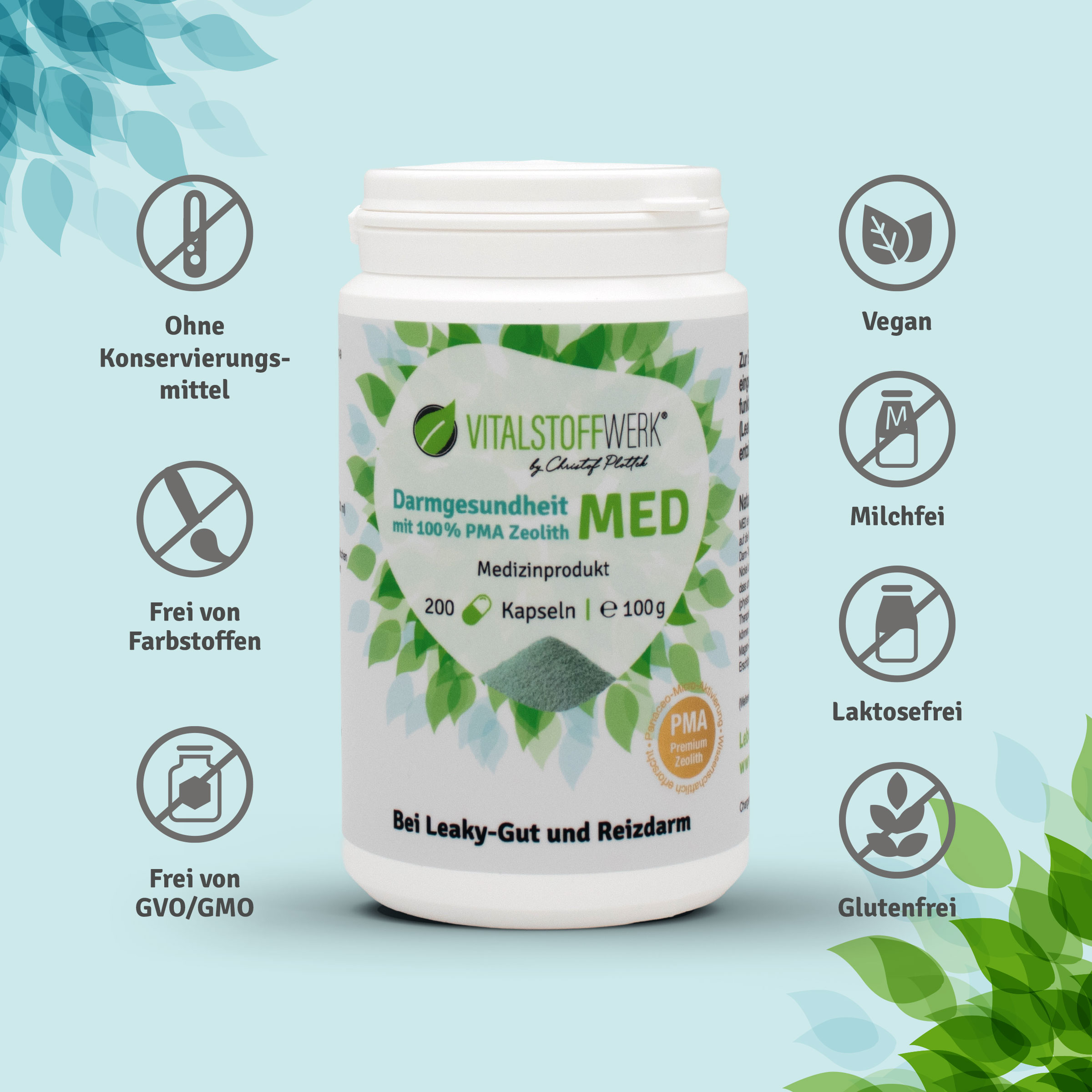Vita Biosa Original 500 ml + Vitalstoffwerk MED 200 Kapseln – Vorteilsset Vita Biosa Original 500 ml + Vitalstoffwerk MED 200 Kapseln – Vorteilsset