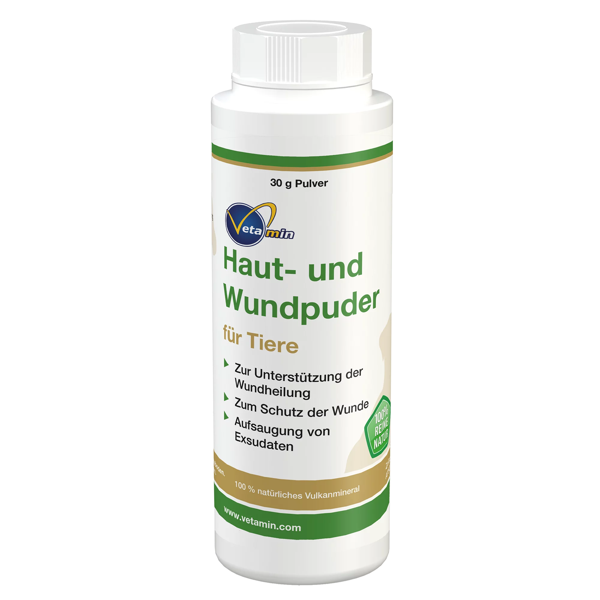 Vetamin_Zeolith_Wundpuder_30g, Kräuterig, Kräuter, Pflanze, Flasche