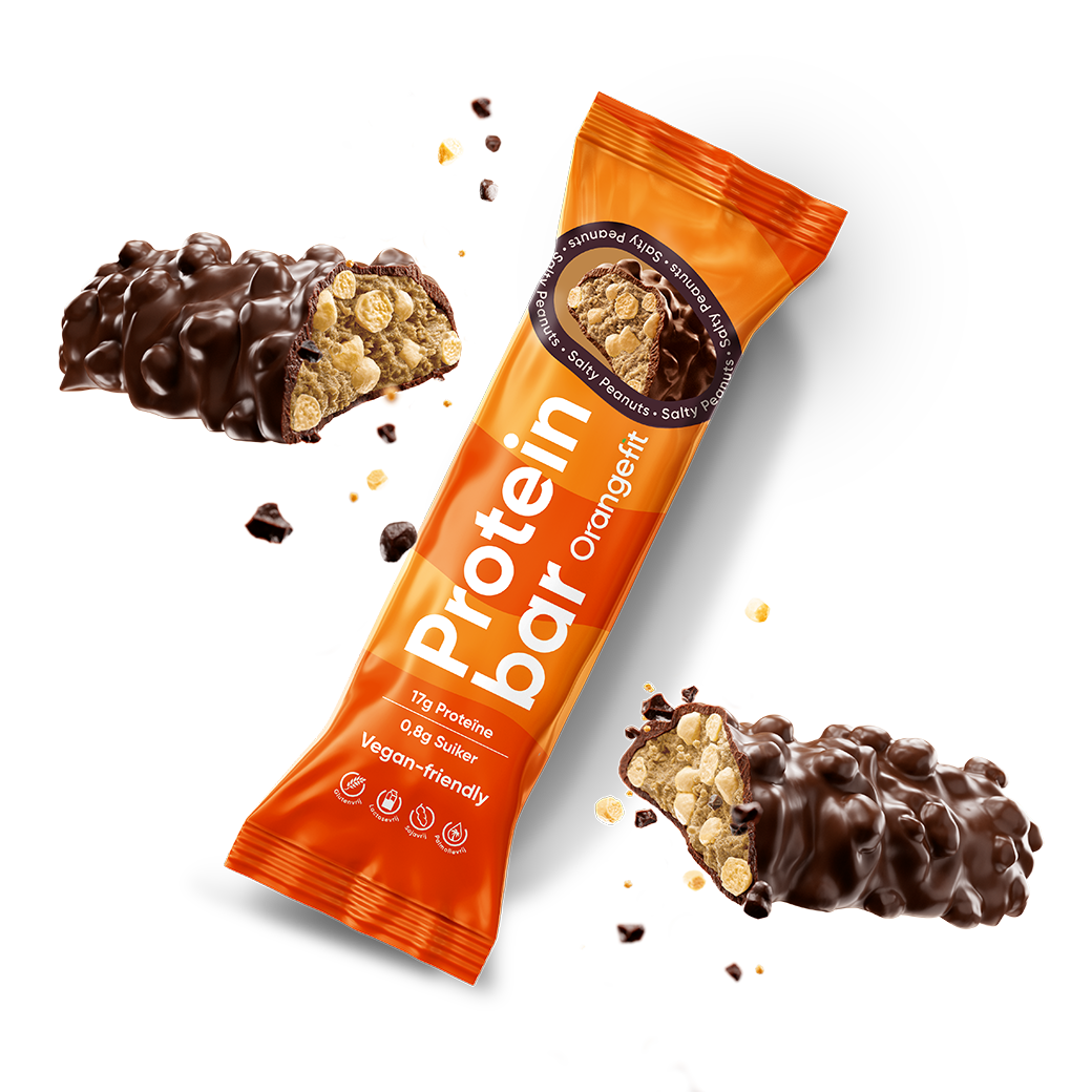 Orangefit Protein Riegel Salty Peanuts, 50g Orangefit Protein Riegel Salty Peanuts, 50g