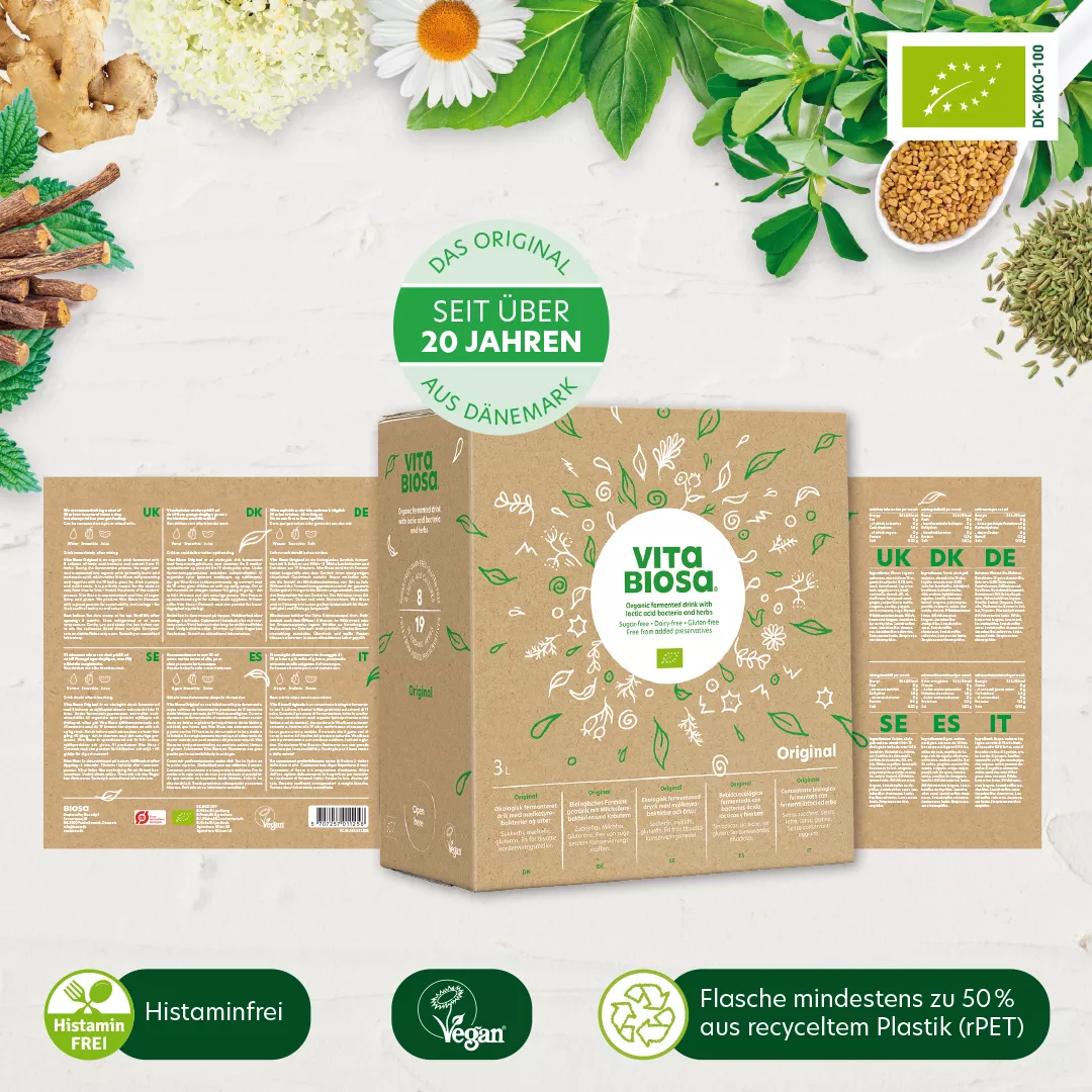 Vita Biosa Original 3L Bag-in-Box Milchsäurebakterien kaufen Etikett Vita Biosa Original 3L Bag-in-Box Milchsäurebakterien kaufen Etikett