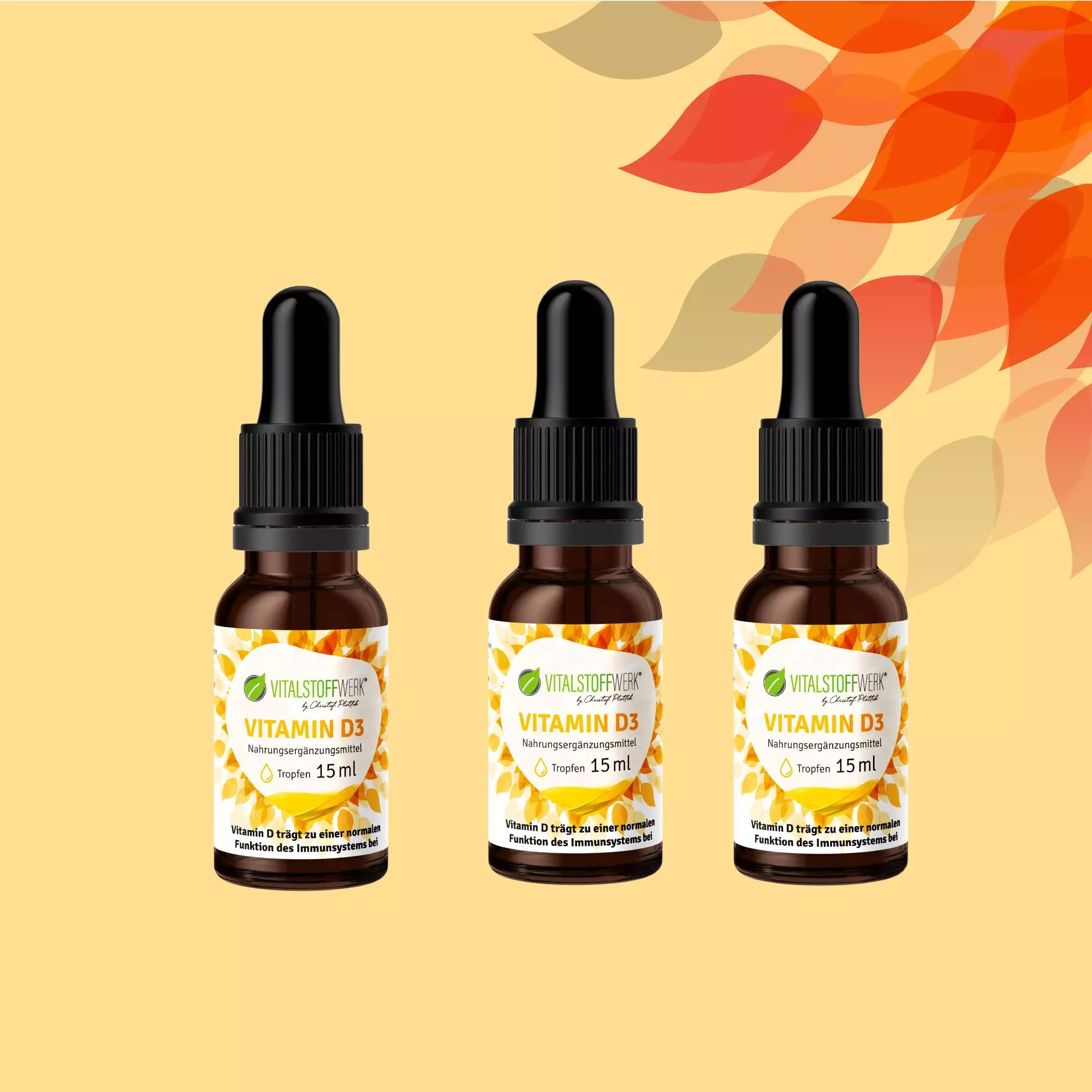 Vitamin D3 1.000 i.E., 3 mal 15ml
