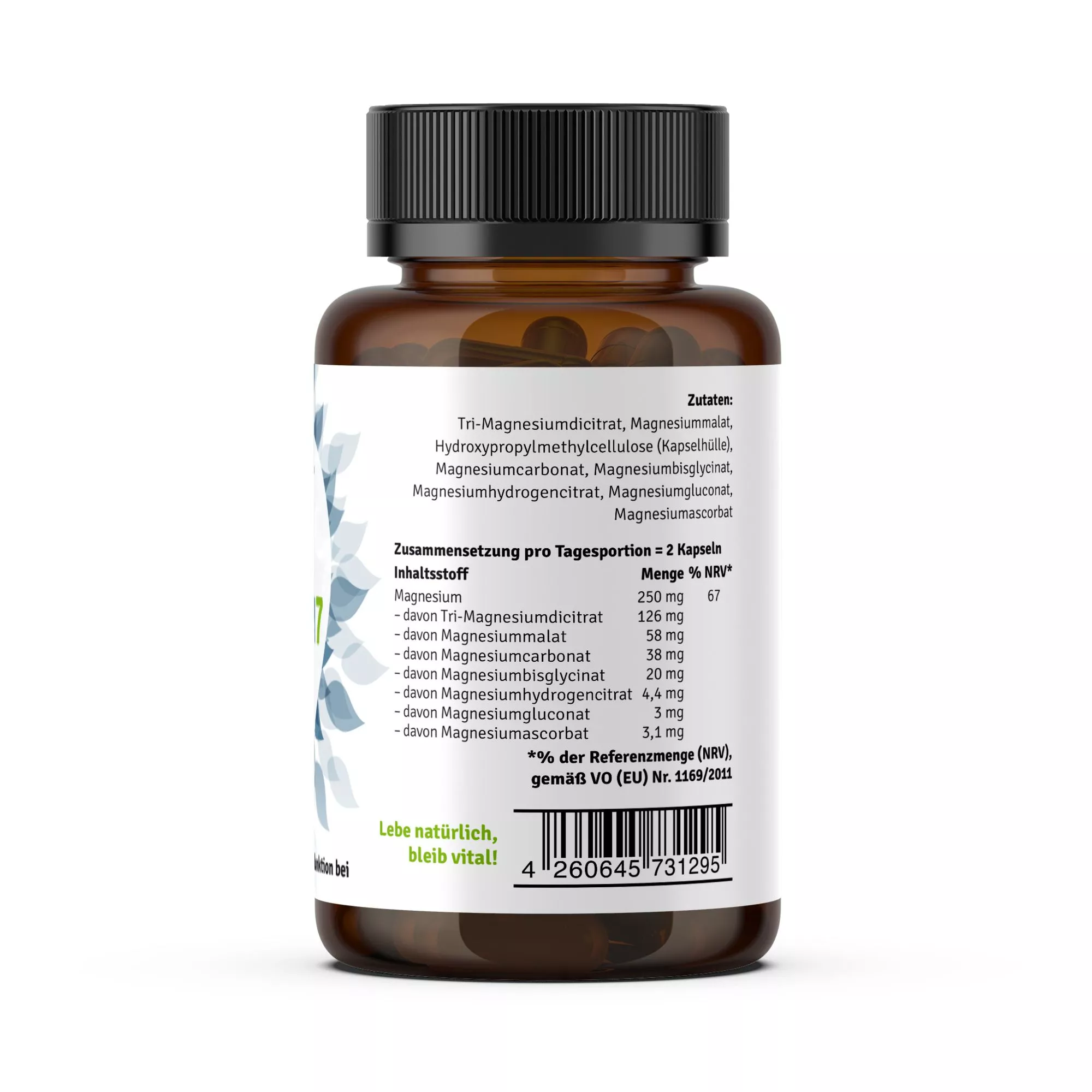 Multi Magnesium 7 kaufen Pulver Kapseln Naehrwertangaben