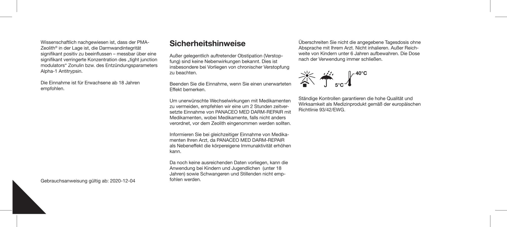 Zeolith_Pulver_Kaufen_Panaceo_MED_Darm_Repair_Pulver_100g_Etikett_Seite2