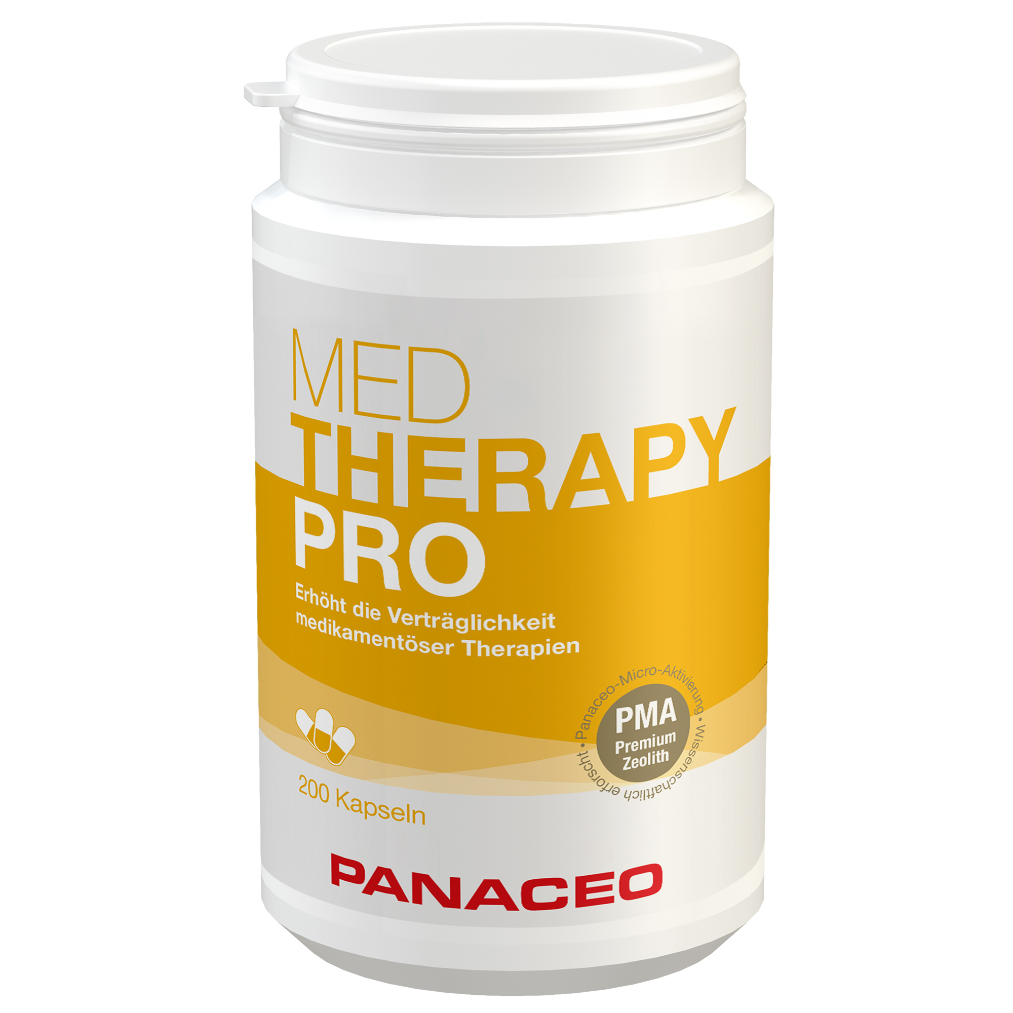 Zeolith_Pulver_kaufen_Panaceo_MED_Therapy_Pro_200_Kapseln