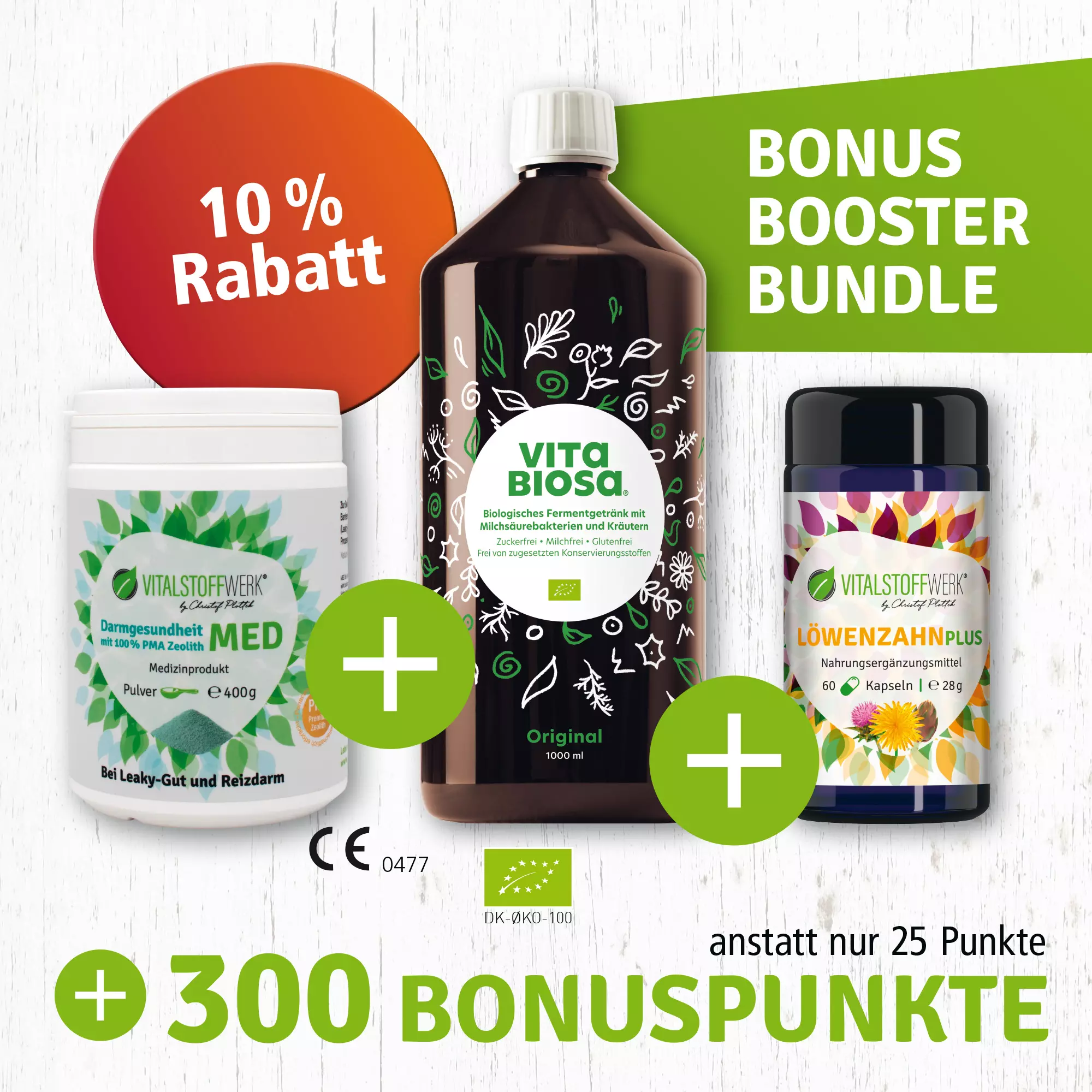 Bonus-Booster-Bundle_Darmgesundheit_Detox_Milchsaeurebakterien, Kräuterig, Kräuter, Pflanze, Werbung