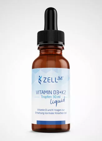 Zell38 Vitamin D3/K2, 30ml Zell38 Vitamin D3/K2, 30ml