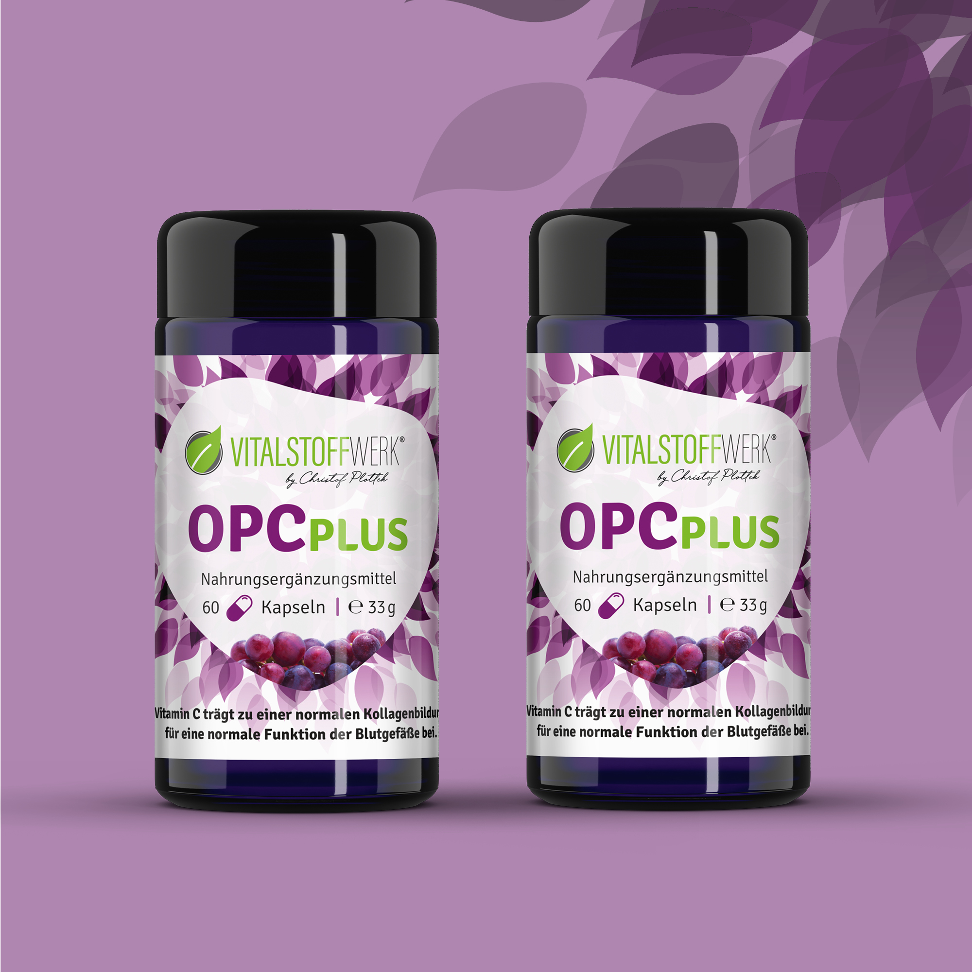 OPC Kapseln 2 mal kaufen Vitalstoffwerk Front OPC Kapseln 2 mal kaufen Vitalstoffwerk Front, Kräuter, Pflanze, Kosmetik, Parfüm, Blume