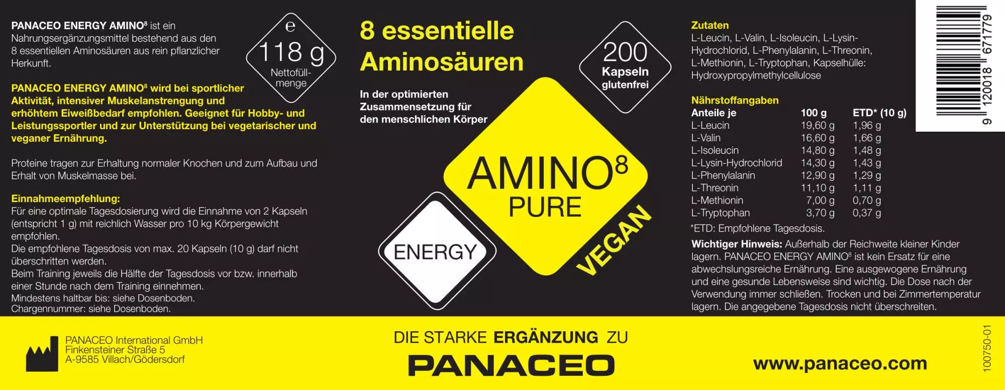 Panaceo_Energy_Amino_200_Kapseln_kaufen_Etikett