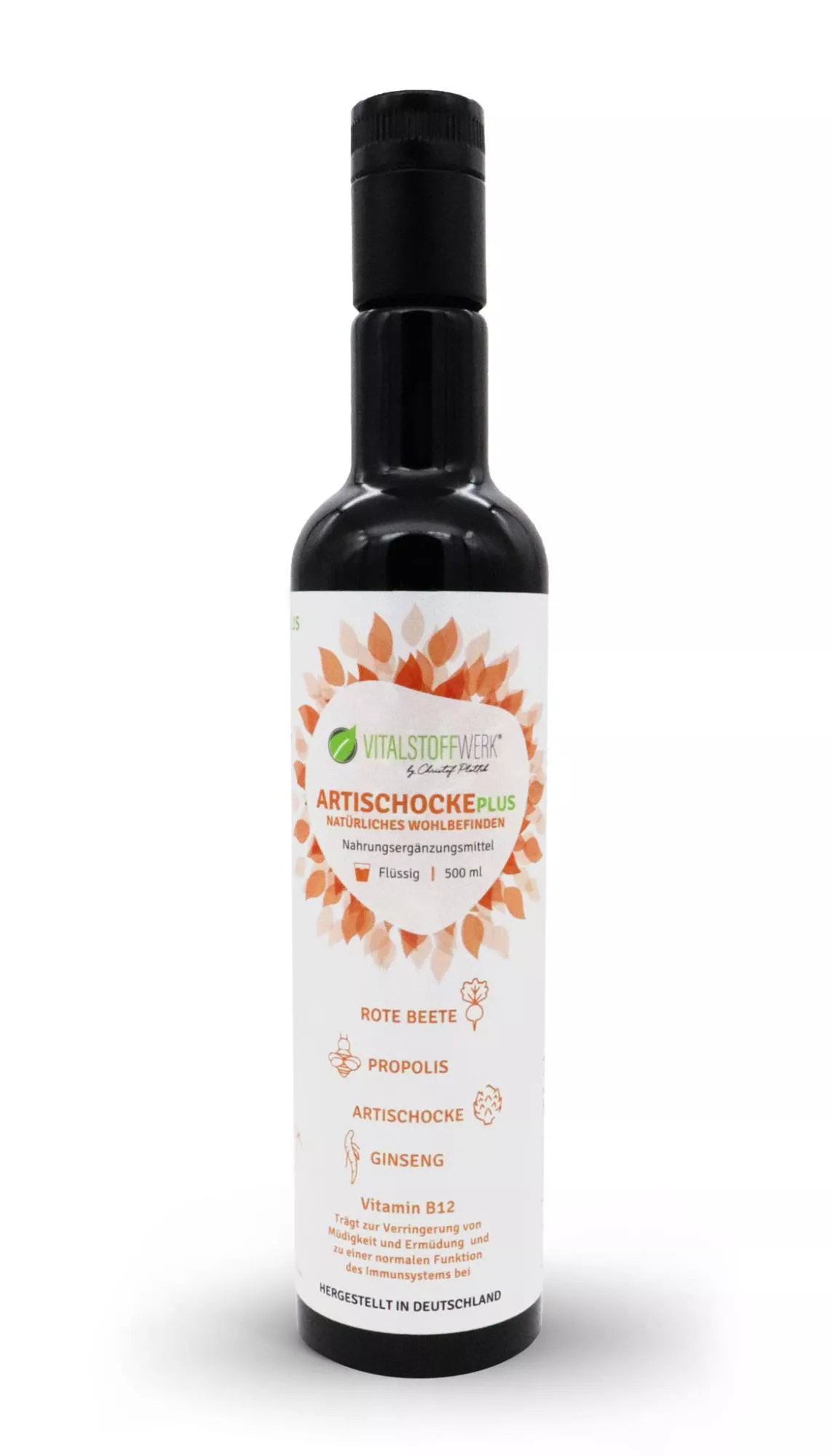 Artischocke Extrakt kaufen Vitalstoffwerk front Artischocke Extrakt kaufen Vitalstoffwerk front