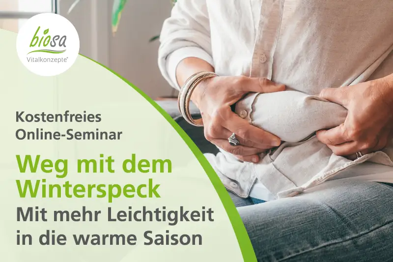 Teaserbild zum Online-Seminar zum Thema "Weg mit dem Winterspeck"