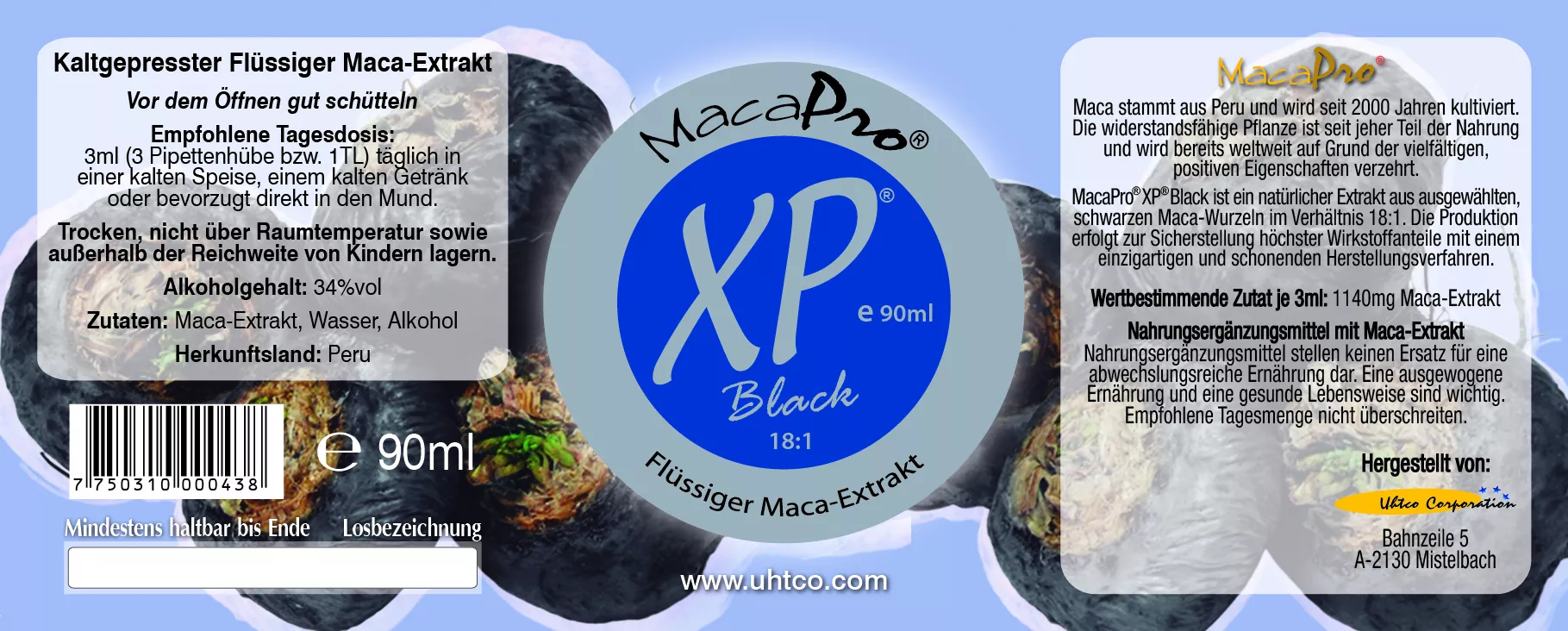 Maca_black_Extrakt_fluessig_kaufen_90ml_Etikett