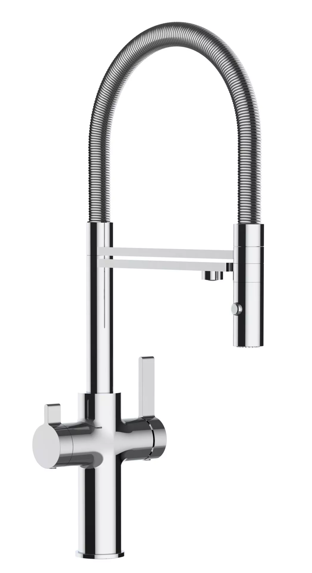 Alvito 3-Wege-Armatur Levanto Neo Messing verchromt