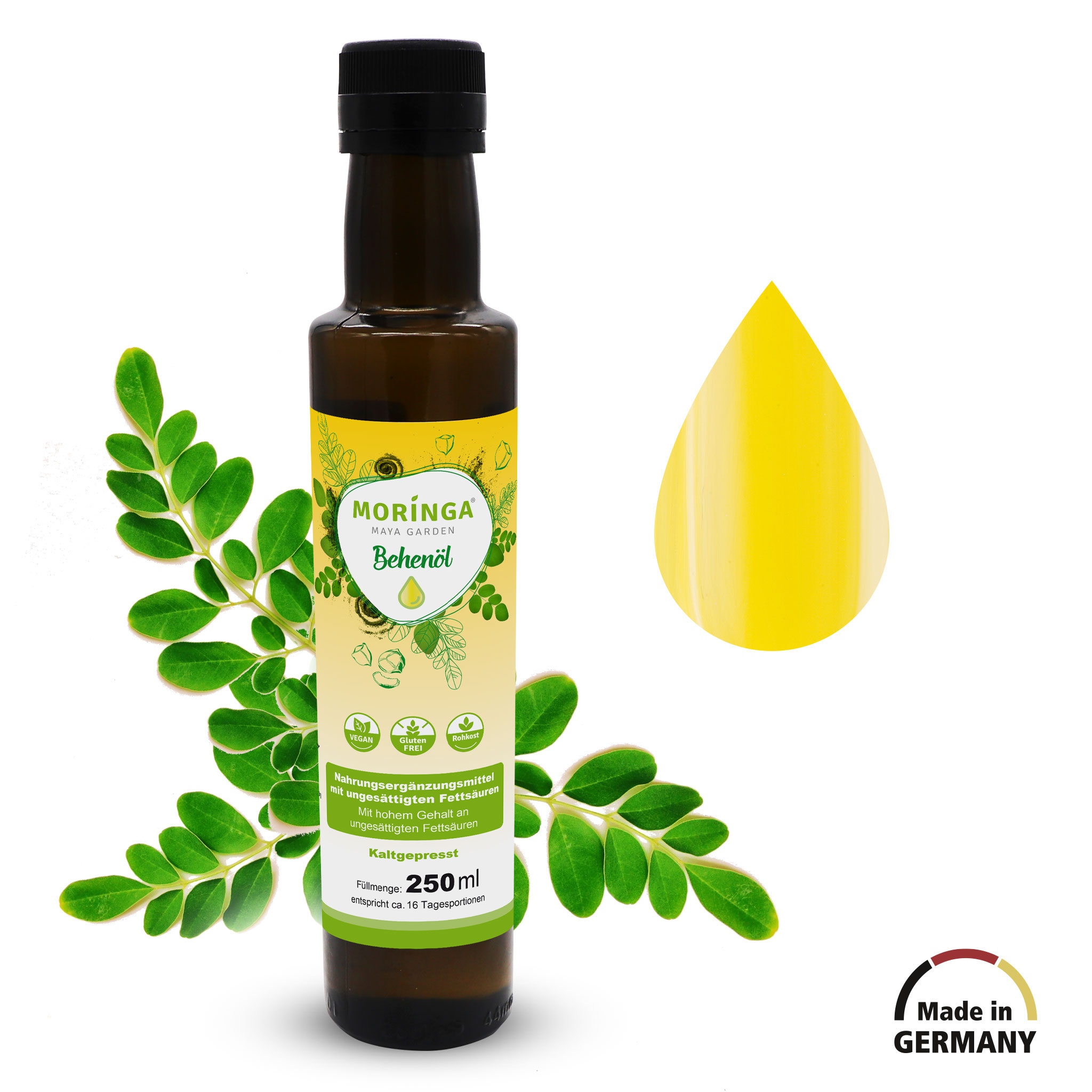 moringa öl kaufen behenöl 250ml front
