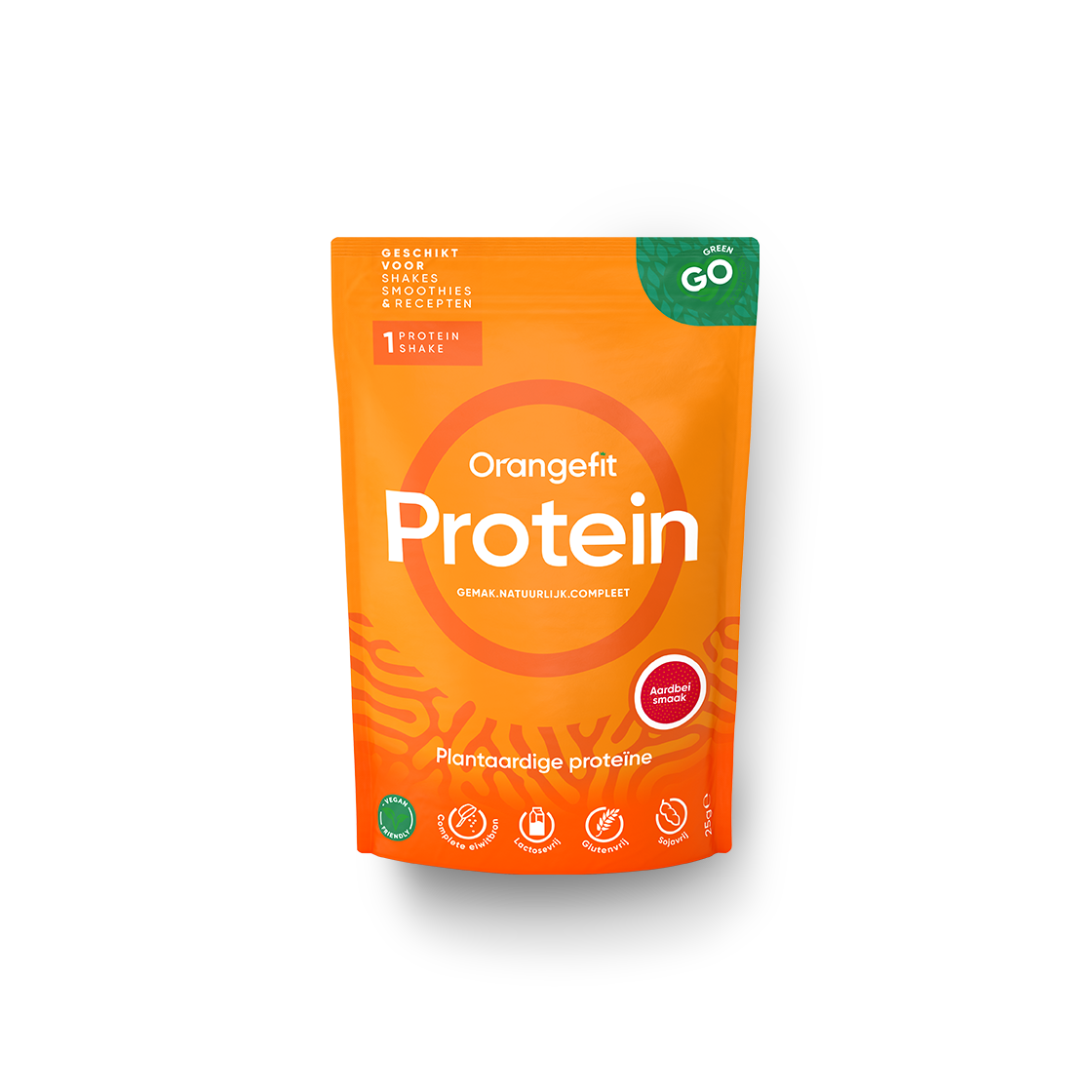 Orangefit Protein-Shake Portionsbeutel Erdbeere, 25g
