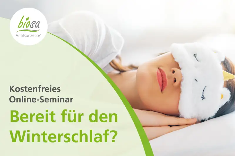 Teaserbild zum Online-Seminar zum Thema "Erholsamer Schlafen"