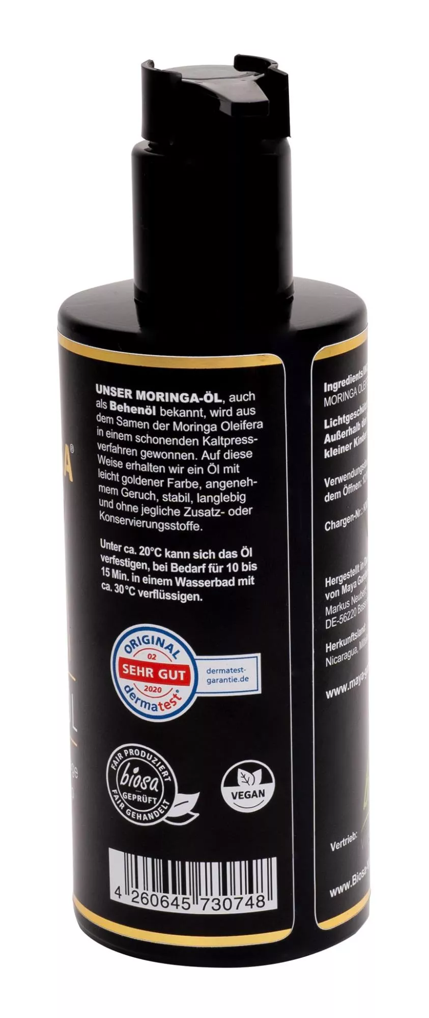 Moringa Kosmetik-Körperöl für den Mann, 200ml Moringa Kosmetik-Körperöl für den Mann, 200ml