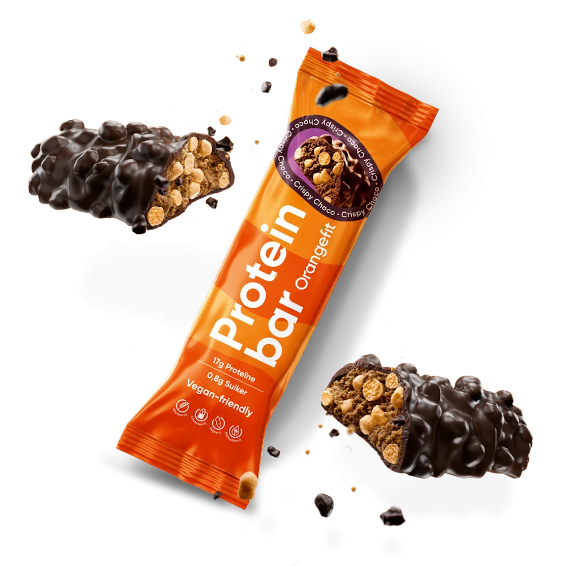 Orangefit Protein Riegel Schoko, 50g Orangefit Protein Riegel Schoko, 50g