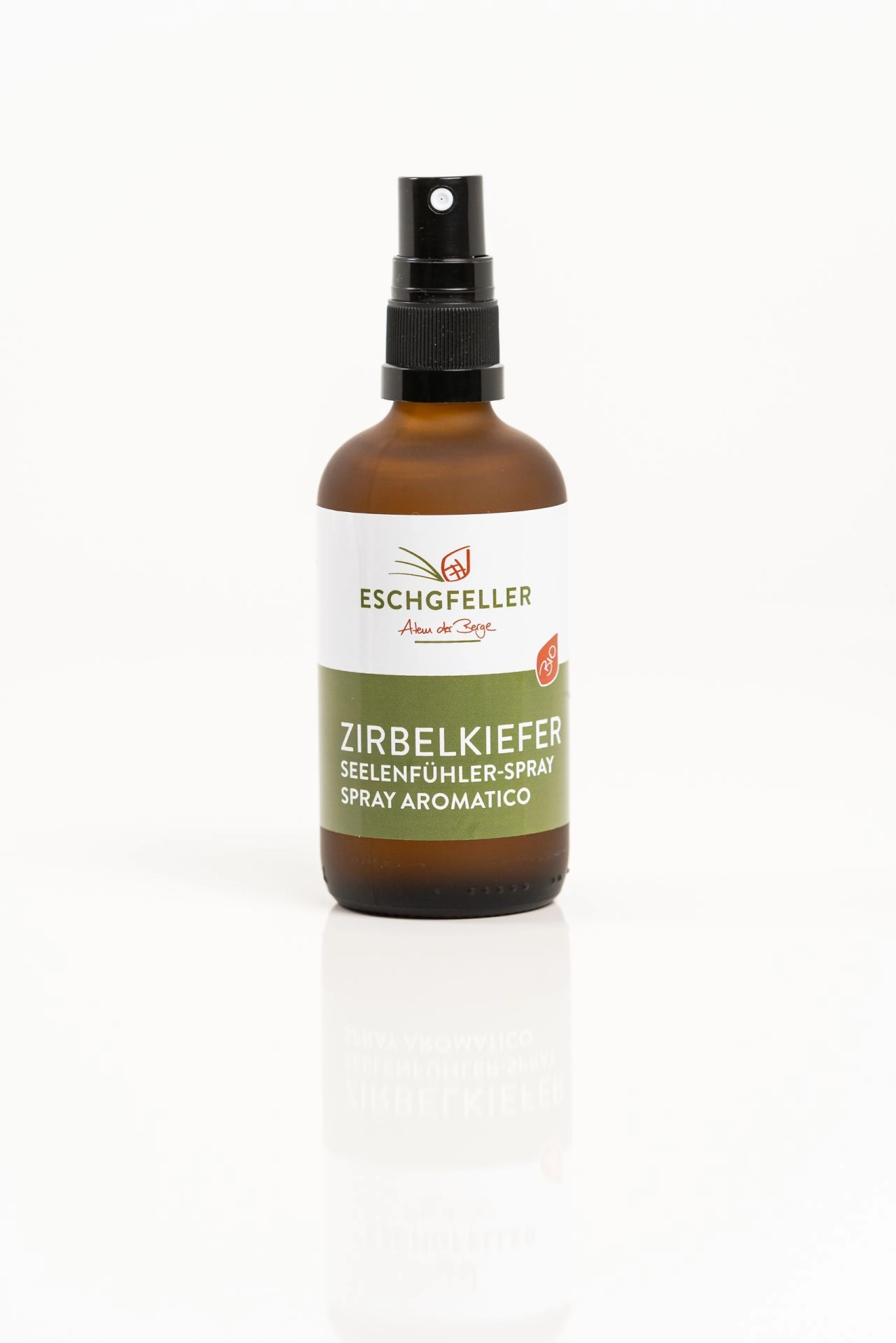 Zirbenkiefer-Raumduftspray_kaufen, Zirbelkiefer, Seelenfühler-Spray, Aromatisch, Spray, Flasche