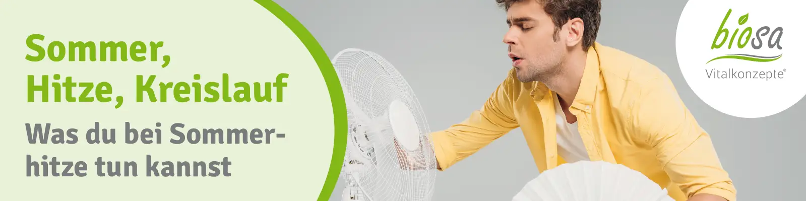 Teaserbild zum Online-Seminar zum Thema "Sommerhitze und Kreislauf"