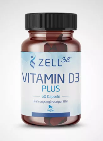 Zell38 Vitamin D3 plus, 60 Kapseln